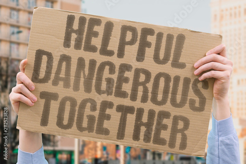 фотографія "Helpful Dangerous Together" The substance can be both beneficial and harmful