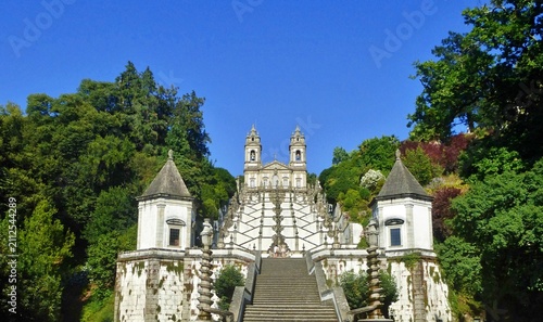 Foto Bom Jesus do Monte Sanctuary in Braga, Portugal.