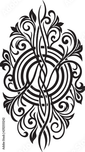 Elegant Ornamental Floral Design Element Collection Editable Vector Illustration