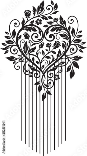 Elegant Ornamental Floral Design Element Collection Editable Vector Illustration