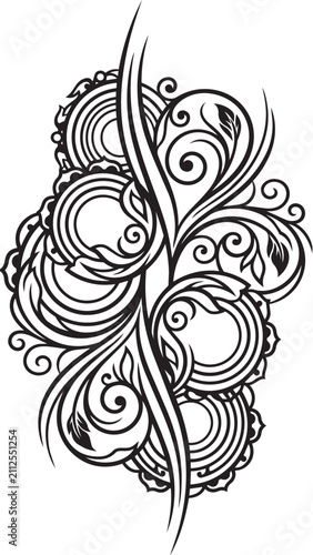 Elegant Ornamental Floral Design Element Collection Editable Vector Illustration