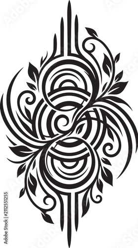 Elegant Ornamental Floral Design Element Collection Editable Vector Illustration