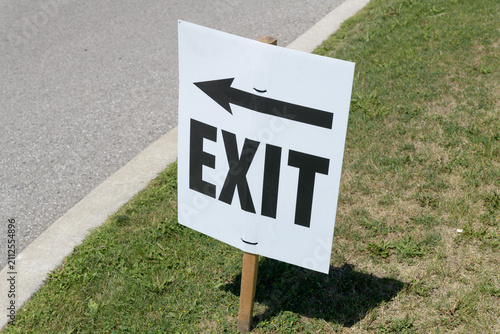 exit sign