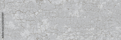 Obraz na plátně Worn cement wall fine fissures as a seamless bg