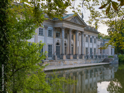 Palace on the Water in the Royal Lazienki Park in Warsaw