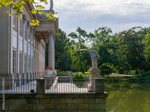Palace on the Water in the Royal Lazienki Park in Warsaw