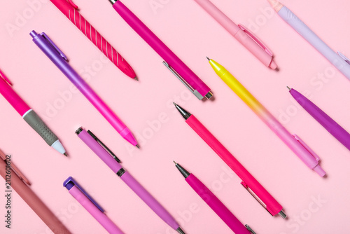Colorful assortment of pens...