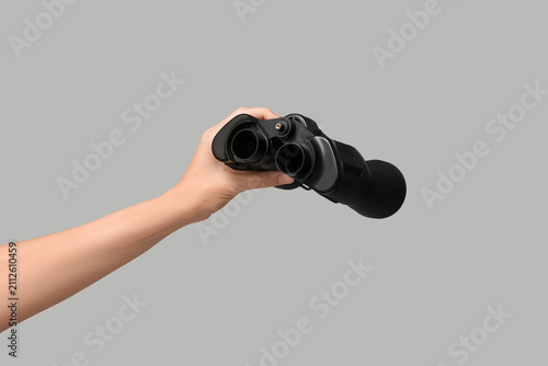 Female hand holding modern ...