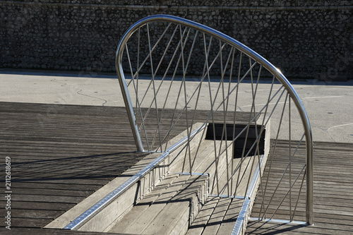 Metal railings