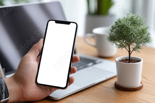 Blank Smartphone Screen Mockup