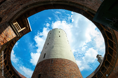 Canvastavla Wisłoujście Fortress on the Vistula river in Gdansk