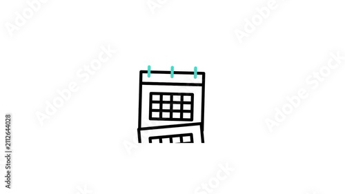 Calender icon animation