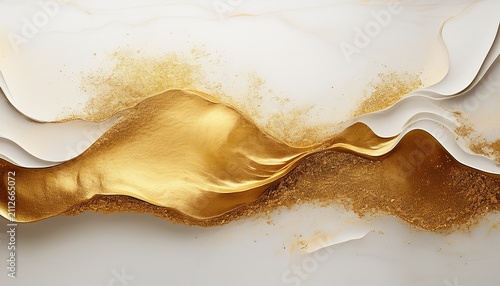 gold dust golden white background modern