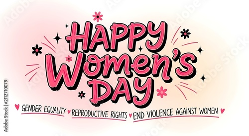 International Womens Day Celebration Equality Rights.