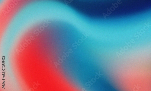 Abstract Blurred Red and Blue Gradient Background with Soft Color Flow