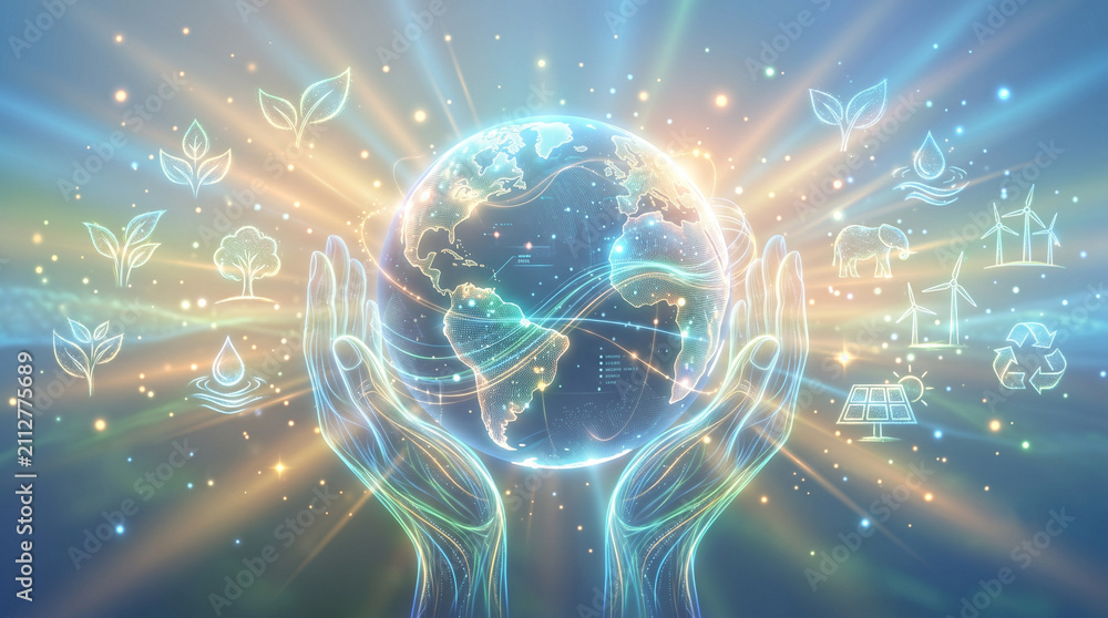 Fototapeta premium Planet Earth Harmony