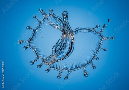 Liquid Ballet: A Symphony of Splashing Drops