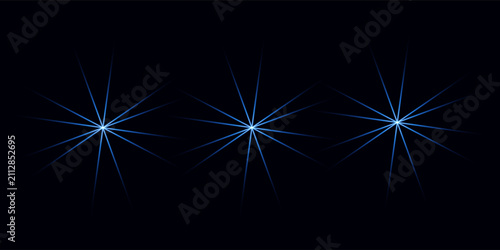 Cuadro en lienzo Black blue abstract background
