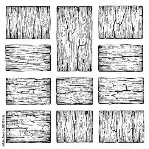 Grid Collection Layout of Rectangular Wood Samples