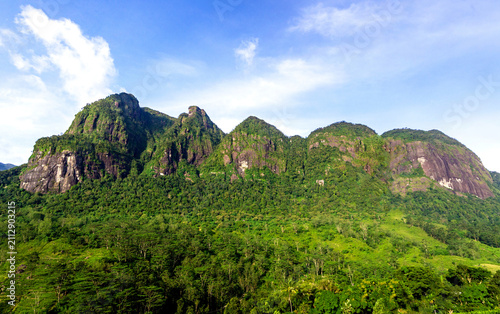 The Seven Virgin Hills, also known as Saptha Kanya, is a scenic seven-peak mountain range located near Maskeliya in Sri Lanka.