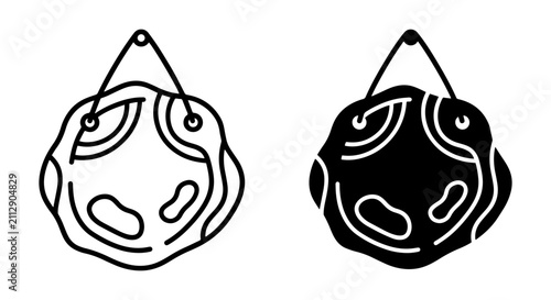 фотографія Asteroid Icons, Space Rocks, Celestial Bodies, Cosmic Objects, Vector Graphics