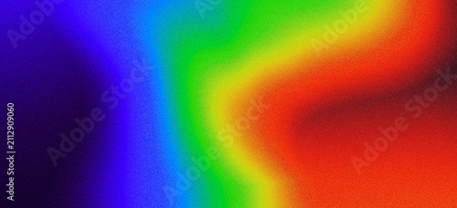 Obraz na plátně Vibrant abstract grainy gradient background with rainbow spectrum colors of blue