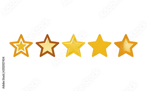 Customer satisfaction badge isolate on white background