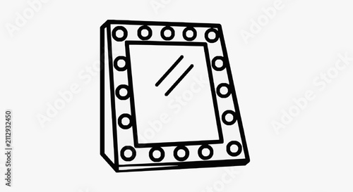 Bild auf Leinwand Minimalist Notepad Design.