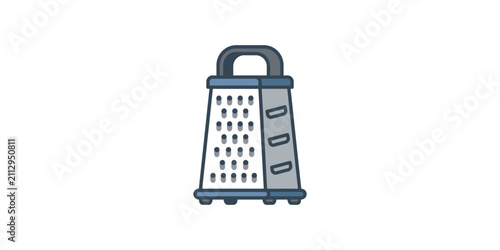Simple vector illustration of a kitchen food grater.