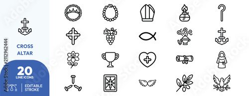 Foto Sacred altar set