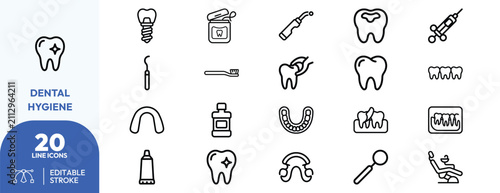 Εκτύπωση καμβά Dental procedure set