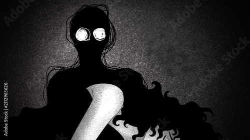 sleep paralysis entity watching sleeping woman