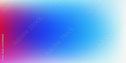 Obraz na płótnie Vibrant gradient shifting from rich red to intense blue and light aqua presentin