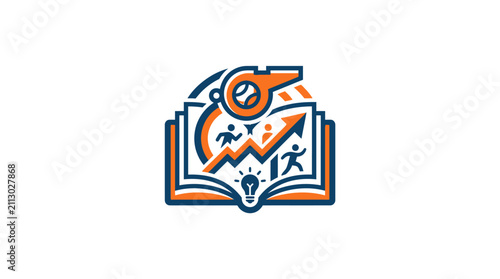 Flat Vector Illustration Pack of Sport and School Education Icons