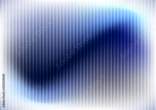 Abstract Blue Technology Background with Dynamic Vertical Lines, Ribbed, Fractal Effect, 