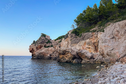 Viewss of Cala Deià cove and surroundings