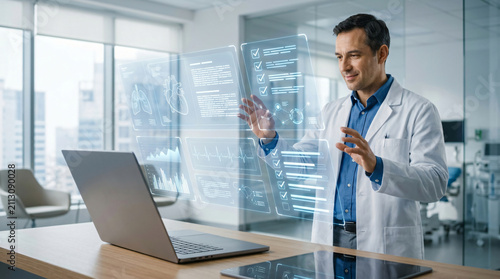Doctor in medical services industry for Medical Data Security