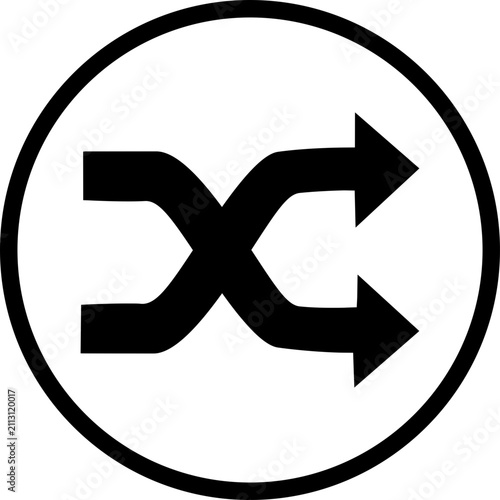 Photography Reshuffle - black on white minimalist