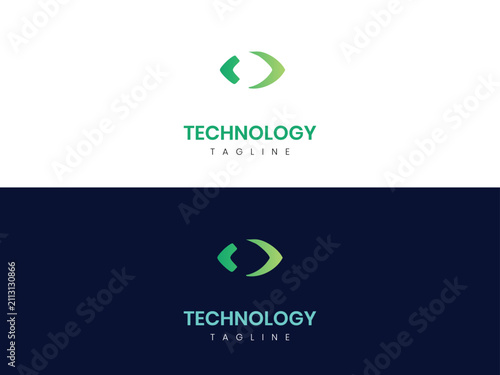 Nature Leaf Modern Logo Vector