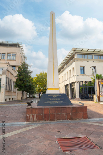 Duke Mirko Petrović Monument in Podgorica, Montenegro