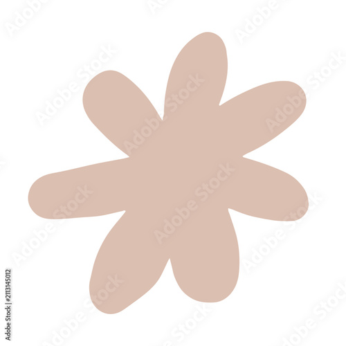 Boho Abstract Organic Shapes Vector Set for Modern Minimalist Design and invitation