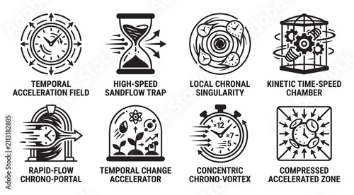 Temporal acceleration field high speed hourglass local chronal singularity kinetic time.