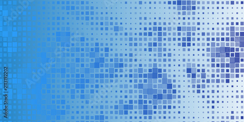 Blue Gradient Square Grid Pattern