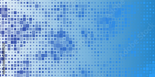 Blue Gradient Square Grid Pattern