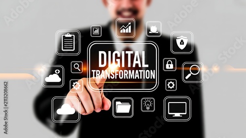 Digital Transformation and Information Technology Concept