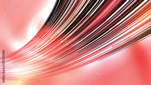 Abstract Red Swirl, Flowing Lines, Dynamic Motion, Energy Stream, Digital Art