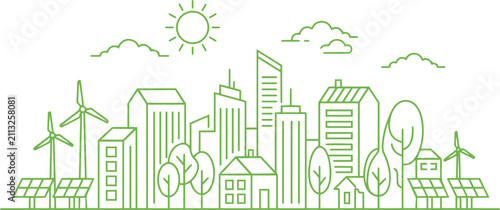 Eco City Cityscape