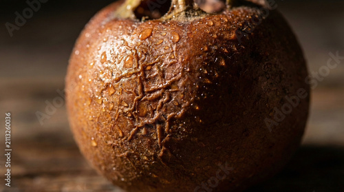 A rotten persimmon