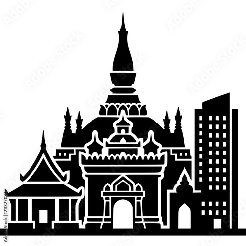Vientiane Skyline Icon