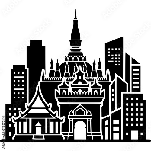 Vientiane Skyline Icon